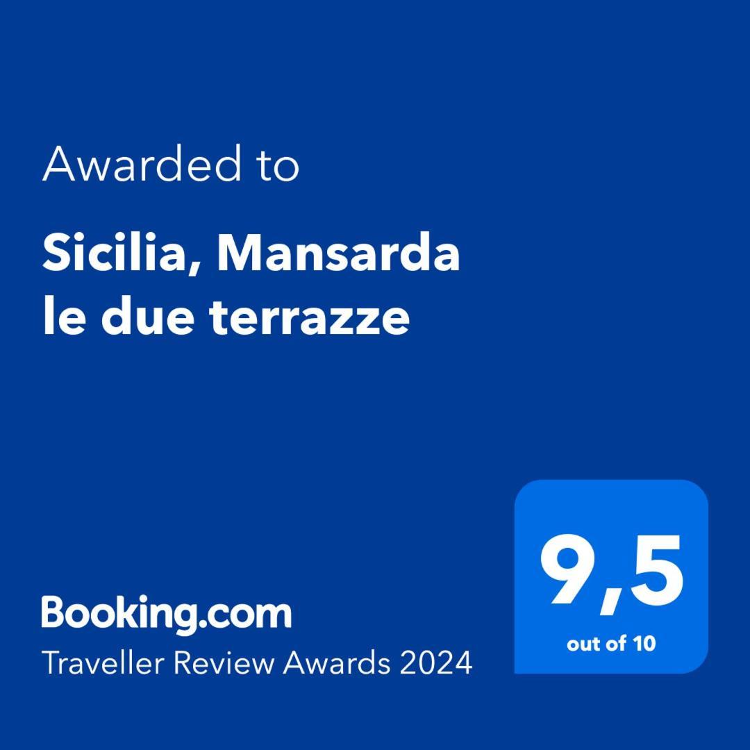 Sicilia, Mansarda Le Due Terrazze Apartment Mascali Ngoại thất bức ảnh